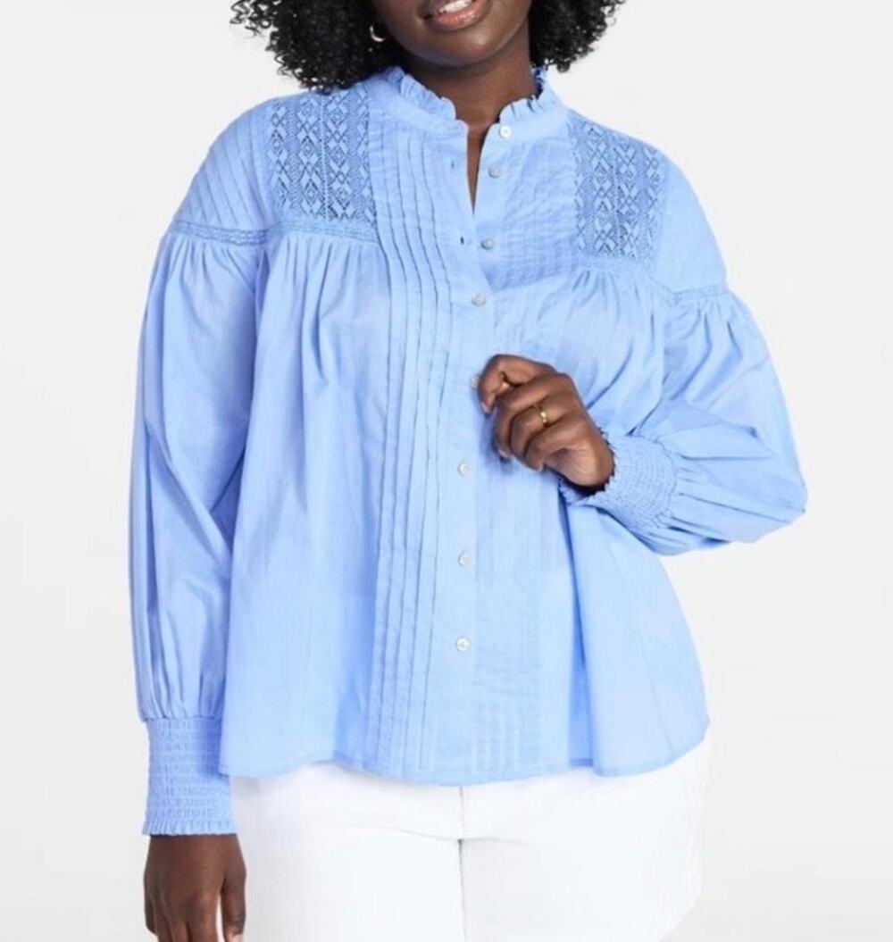 Terra & Sky Blouse Size 2XL NWT
